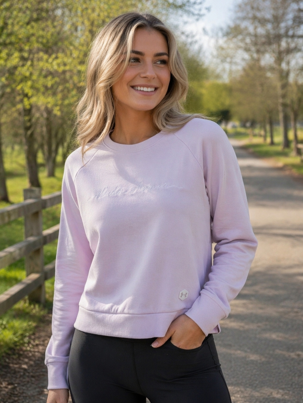 Under Armour Blush Pink Crewneck Sweatshirt 🩷